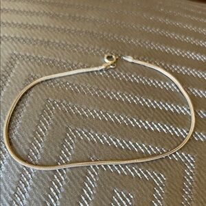 Vintage Silver Snake Chain Bracelet